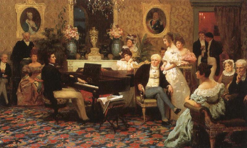 oscar wilde Chopin piano phrase rodziwill Sharon Prince France oil painting art